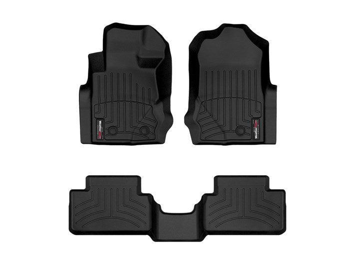 WeatherTech FloorLiner Floor Mats (1st and 2nd Row) - 2021+ Bronco 2 Door (with Carpeted Floor) - StickerFab