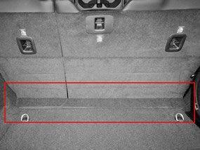WeatherTech Rear Cargo Liner Mat - 2018+ Wrangler JL Unlimited (Flat Load Floor w/ Subwoofer) - StickerFab