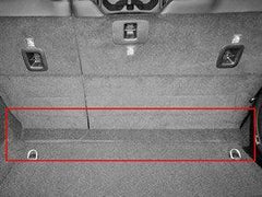 WeatherTech Rear Cargo Liner Mat - 2018+ Wrangler JL Unlimited (Flat Load Floor w/ Subwoofer) - StickerFab