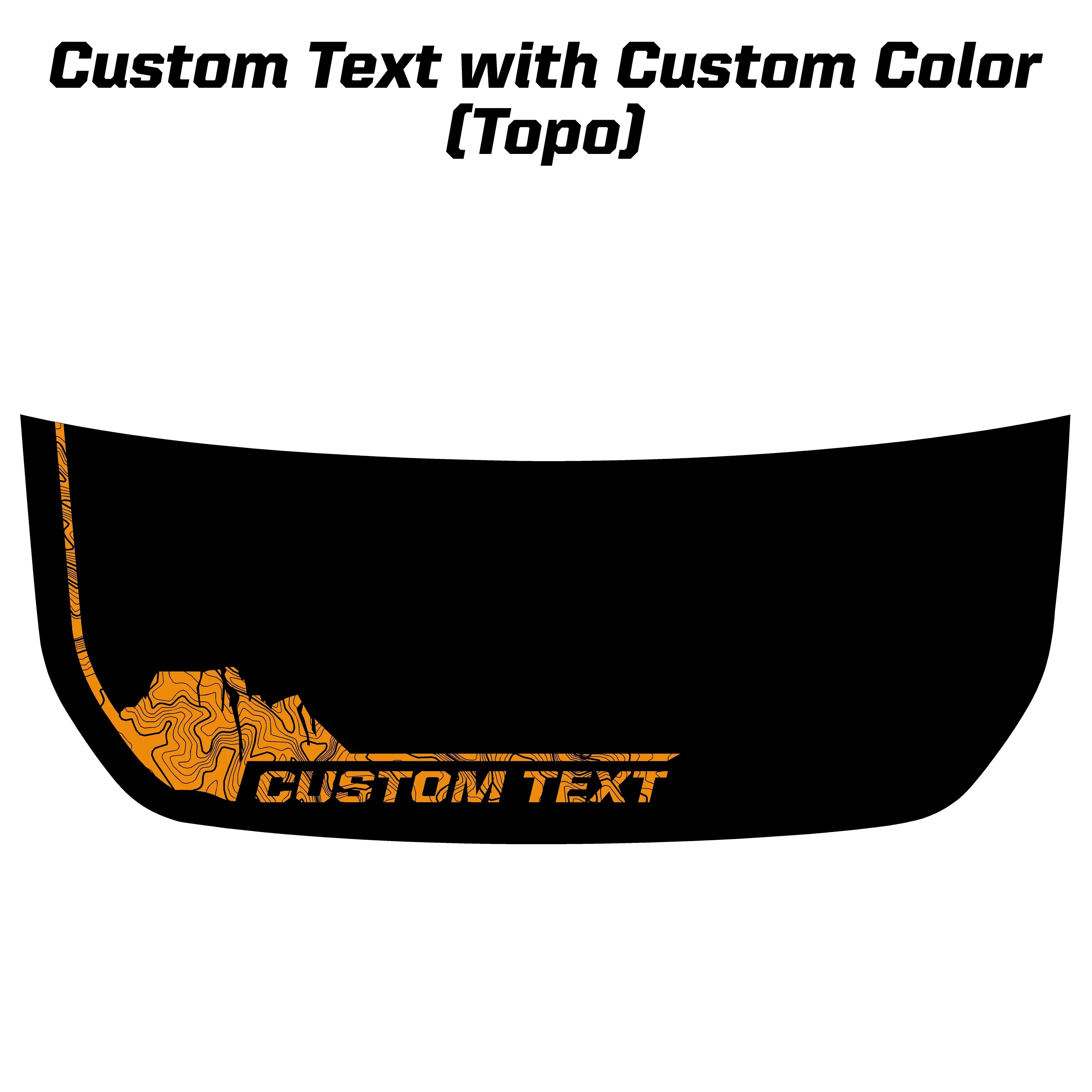 Badlands South Dakota 2021+ Bronco Custom Hood Overlay | StickerFab