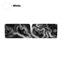 Topo Hardtop Side Window Overlays - 2021+ Bronco 4 Door - StickerFab