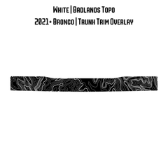 Topo Trunk Trim Overlay / Protector - 2021+ Bronco