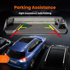 Wolfbox G900 4K + 2.5K Touch Screen Rear View Mirror with Dashcam - Universal - StickerFab