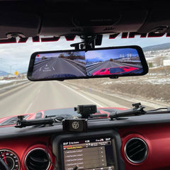 Wolfbox G900 4K + 2.5K Touch Screen Rear View Mirror with Dashcam - Universal