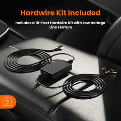Wolfbox G900 4K + 2.5K Touch Screen Rear View Mirror with Dashcam - Universal - StickerFab