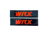 WRX Classic Logo Emblems for Weathertech All Weather Floor Mats - StickerFab
