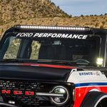 Ford Racing Ford Performance Windshield Banner - White - 2021+ Bronco