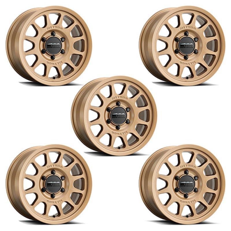 Bronze Raptor Rims Ford Racing 21-23 Bronco (Excl Bronco Raptor) 17x8.5 Method Bronze ...