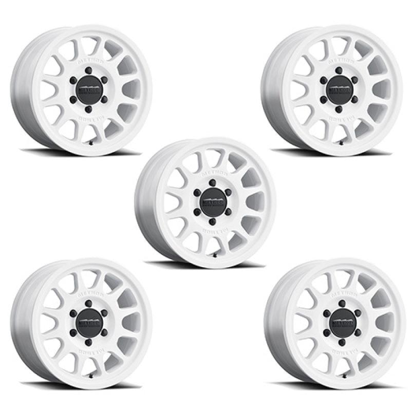 Ford Racing 17x8.5 Method Oxford White Wheel Kit - 2021+ Bronco (Non-Raptor) - StickerFab