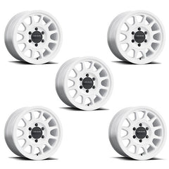 Ford Racing 17x8.5 Method Oxford White Wheel Kit - 2021+ Bronco (Non-Raptor) - StickerFab